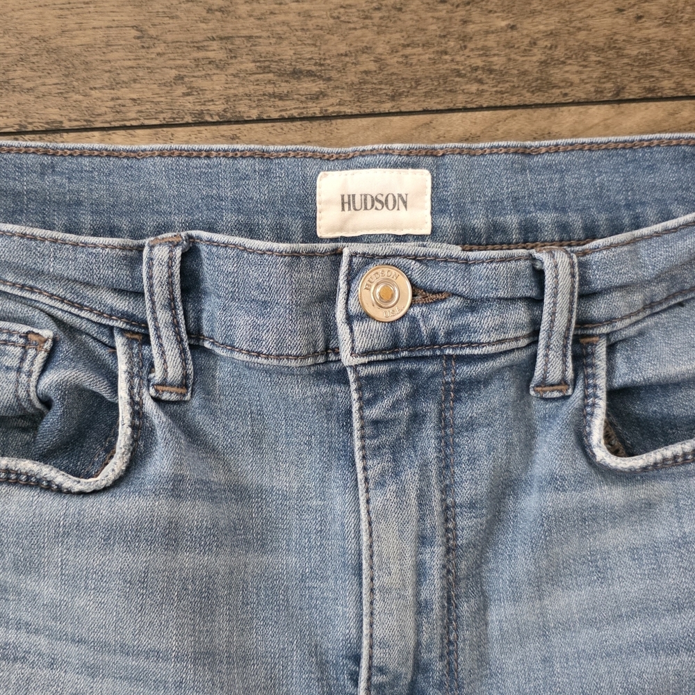 * Hudson Jeans Premium Light Blue Straight Leg Size 30 - Picture 3 of 10